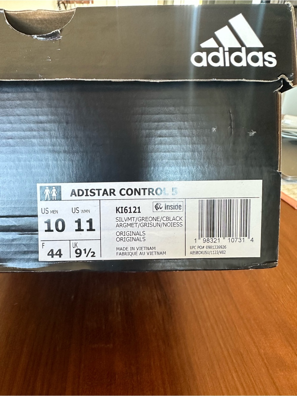 adidas adiSTAR Men’s Running Shoes - White/Silver/Black - Picture 4 of 4